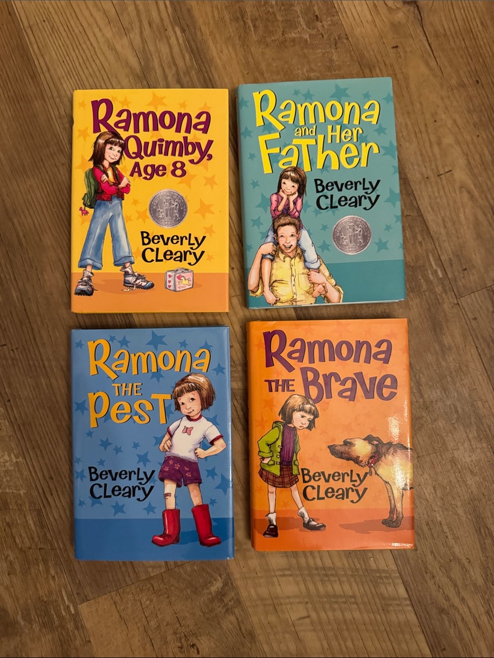 Set of 4 Ramona Quimby Hard Cover Chapter Books by Beverly Cleary